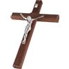 HO-SFSM Crocifisso Da Parete, Croce In Legno, Vintage In Legno Gesù Figura | Croce Ciondolo Ornamento Cristiano, Ornamento Di Preghiera Regalo, Appeso, Nascita, Comunione, Battesimo