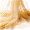 EYERIYO Tulle in organza Champagne, 3 m x 160 cm | Tessuto al metro morbido tulle per cucire, tessuto decorativo a rete per arbor, decorazione a mano libera