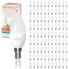 LED ATOMANT 100x Lampadina LED E14 Candela C37 9W Bianco Caldo 950lm | Attacco piccolo