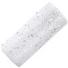Heting-YQ Rotolo di Tulle Bobina di Tulle Glitter con Paillettes Rotoli di Tessuto | di Tulle Glitterato Artigianato per Avvolgere Feste di Compleanno 15 cm x 25 yards (Bianco )