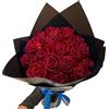 RePaLy Bouquet di Rose Glitterate Artificiali - Fai da Te, Lucide, Regalo d'Amore Con Glitter Rosa per San Valentino (Colore Rosso, 10 Pezzi)