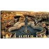 canvashop Quadri Roma Vaticano Basilica di San Pietro Stampa Su Tela Canvas Citta Italiane 60x30 cm