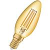 OSRAM Candela Lampadina LED, 4.5 W Equivalenti 36 W, Attacco E14, Luce Calda 2500K, Confezione da 1 Pezzo