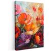MuchoWow© Quadro Moderno Soggiorno Decorazioni Da Parete Quadri Su Tela Da | 80x120 cm - Salotto Grandi Foto Con Cornice Stampe Su Tela Camera Da LettoFiori - Arte - Acquerello - Botanica