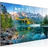 Runa Art Quadri XXL Paesaggio Soggiorno Camera da letto Ufficio 200L x 80l cm Paesaggio 5 Pezzi - Made in Germany - 059555a