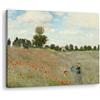 Artenor Quadro Monet Claude I papaveri, 30 x 23 cm - Made in Italy, Quadri Moderni Soggiorno, Camera da Letto, Cucina, Poster da Parete, Decorazioni Casa, Stampe Quadro su Tela Grandi Dimensioni