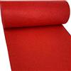 aufodara Rotolo di Feltro 150cm x 40cm Spessore 3mm Feltro Artigianale per Borse in Feltro Cucito, Runner da Tavola in Feltro, Feltro per Tessuti Patchwork Cucito Fai da Te (Rosso)