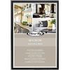 Close Up Cornice per poster 68 x 98 cm, decorazione in legno, colore nero
