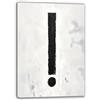 Printerland Quadro Moderno Verticale Astratto Soggiorno Industrial Quadri moderni Astratti da Parete grande Stampa su tela Canvas Decorazione muro Arredo Camera da letto Cucina (9, 30x40 cm, Canvas intelaiato)