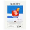 Posterlounge Classic Cocktails: Negroni, 1919 Poster | 50 x 70 cm di Felipe Hora Blu Quadri Decorazione per pareti