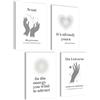 mojoliving Aura Poster Set Aura Immagini Trust the Universe Aesthetic Style Preppy Room Decor Y2K Poster Estetico Yoga Legge di Attrazione Manifestazione Set