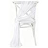 Pmnzdy 20 * 275 cm di tessuto in tulle per decorazione di sedie, fiocchi in tulle per matrimonio, sedia per matrimonio, decorazione per sedia da sposa, nappe in tulle, fiocchi in chiffon, stoffe