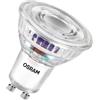 OSRAM Lampada a riflettore LED PAR16 GU10 2W 2700K | LED PAR16 50 36° Energy efficiency class A, LED Lamps, Chiaro, 50000 h, confezione da 3