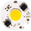 PIGLOLKINY 3/5/7/9/10/12W Y27 LED COB Chip Lamp 220V Smart IC Non è necessario il driver della lampadina for la luce di inondazione Bianco freddo caldo(White,220V 12W)