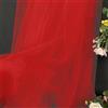 YNNHUDEEP Tessuto in tulle rosso organza - 3 m x 160 cm | per tavolo fai da te, feste, matrimoni, decorazioni in tulle