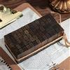 Generic Set di 70 timbri con lettere dell'alfabeto, in gomma, in legno, con numeri e simboli, per scrapbooking, fai da te, creazione di biglietti (scritte regolari)