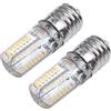 CENMEN 2X E17 Lampadina Socket 5W 64 Led 3014 Smd Luce Bianca Calda Ac 110V-220V