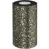 PATIKIL Rotoli Di Tulle Rotolo Di Tessuto 15 Cm X 45 Metri Per DIY Nero-Oro | Tulle Brillante Nastro Rete Paillettes, Gonne Tutu Decorazioni Matrimonio Feste
