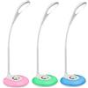Majestic LL 401 - Lampada LED portatile braccio flessibile, base con luce ambiente multicolore, batteria interna ricaricabile, Bianco