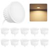 BOYIR Modulo LED Ultrapiatto 10x ø50x23mm 5W 500LM 220-240V Luce Bianca Calda 3000K Sostituzione per MR16 GU10, IP44, 120° Angolo del Fascio, per Faretti da Incasso a Soffitto Plafoniere