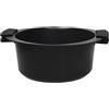 Tognana Avantspace, casseruola 2 manici 24 cm, alluminio, nero