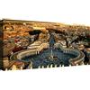 canvashop Quadri Moderni Soggiorno Xxl 120X60 Cm Roma San Pietro Stampa Su Tela Canvas Città Italia