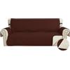 CYCMACO Copridivano 3 Posti Antiscivolo Con Braccioli, Café | Copridivano Trapuntato Antiscivolo, Copri Divano Antigraffio Per Gatto, Universale Sofa Cover Antimacchia