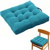 Qnbonrich Cuscino da 40 x 40 cm, in 100% cotone, 6 cm di spessore | Cuscino per sedia con maniglia, extra spessi, per interni ed esterni, per soggiorno, terrazza e giardino