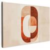 MuchoWow© Quadri Moderni Camera Da Letto Foto Quadro Con Cornice | 120x80 cm - Decorazioni Parete Soggiorno Stampa Su Tela Moderna Casa Salotto Poster Illustrazione - Forme - Rosso - Astratto