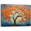 Printerland Quadro Moderno soggiorno ALBERO della VITA Astratto Quadri moderni da Parete XXL grande Stampa su tela Canvas Decorazione Murale muro Arredo Camera da letto Salone (8, 70x100 cm)