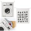 FuxFuis 2 Pz Sacchi da Biancheria Coulisse 60 × 47 cm, Sacco Portaoggetti Pieghevole da Viaggio, Sacchetti per Vestiti Sporchi Cotone, Laundry Bag Travel con Chiusura a Cordino, Sacco Bucato Sporco