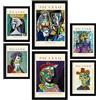 Nacnic Poster set di 6 Picasso Collezione di opere d'arte, Quadri decorativi per il tuo salotto, camera da letto, casa. Stampe d'arte da parete. A4 and A3