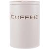 Dc Casa Set 3 Barattoli in Latta Bianca - Contenitori in Acciaio Galvanizzato - Barattoli Cucina Eleganti e Compatti (11x5,5 cm)