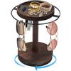 TOWEBOORY Ruotabile a 360 Gradi Espositore Occhiali da Sole, Porta Occhiali da Sole, Espositore Occhiali da Sole e da Vista, Organizzatore di Stoccaggio di Gioielli, per Cassettiera Camera da Letto Bagno