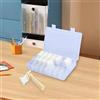 Generic Set organizer per filo da ricamo, con avvolgitore per filo da ricamo, 100 bobine rimovibili, 24 scomparti, scatola portaoggetti per fai da te, ricamo a punto croce