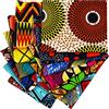 Tatuo 12 Tessuto Africano Quarti Grandi Stampa Wax Ankara, 50 x 40 cm | Per Cucito, Progetti Bricolage, Lavoro Patch DIY, Tessuto Wax Colorato, Stile Etnico, 19,5 x 15,7 Pollici