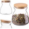 KADAX grandi barattoli in vetro 700ml Ø82 - tappo a vite ermetico, per conserve, sottaceti, verdure lacto-fermentate e marmellate fatte in casa
