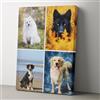 YVTMDZOT Quadro Personalizzato con Foto,Tela Personalizzata con Foto,Perfetto per Decorazioni e Regali,Opzioni di Dimensioni Multiple