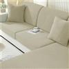 Ystyle Copriseduta Divano Elasticizzato, Universale Copricuscini Divano, Sofa Seat Cover, Copri Seduta Divano Antigraffio, Copridivano Cuscini, Coprisedile Divano (1 Posto, Cachi)