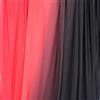 Generic Tessuto spandex sfumato a 2 toni per abbigliamento latino e abbigliamento sportivo, 150 cm al metro (da rosso a nero)