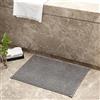 Mateju Tappetino da Bagno Lavabile - Tappetini Bagno in Microfibra Ciniglia, Tappeto Bagno Assorbente Antiscivolo, Tappetino Bagno Assorbente per Bambini Adulti Cani (70x140CM,Grigio Scuro)