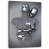 Printerland Quadro Moderno Soggiorno Verticale Coppia Astratto Amore Quadri moderni da Parete Salone XXL grande Stampa su tela Canvas Decorazione Murale muro Arredo Camera da letto Cucina (7, 30x40 cm)