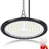 YIQIBRO Faro LED 100W 10000LM UFO Lampada da Officina Industriale, 1 Pezzi | 6500K Lampada Garage, IP65 Impermeabile Faretto LED con Trasformatore, Plafoniera LED per Garage Magazzini Fabbrica Palestra