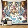 Generic Appendiabiti da Parete Mandala Boho Oro Arte Trippy Decorazione per Soggiorno Camera da Letto Divisorio Stanza Dormitorio da Appendere alla Parete