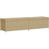 vidaXL Contenitore da Giardino Beige Misto 469L in Polyrattan