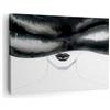 ARTTOR Quadro su Tela 70x50 cm Stampe da Parete Bianco e Nero Persone - 4301 | Donna Cappello E Quadro Decorativo Piccolo 1 pezzo Soggiorno Camera da Letto Arte da Parete Decorazione da Parete ARTTOR