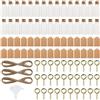 YOYEAH 30 piccole bottiglie di vetro con tappo di sughero, mini fiale di vetro da riempire, 10 ml, provette per matrimoni, feste e regali
