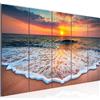 Runa Art Quadro Spiaggia Mare Stampa D'Arte Tela Non Tessuta Decorazione Murale Soggiorno Camera Da Letto 044556a