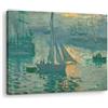 Artenor Quadro Monet Claude Alba (Marina), 30 x 23 cm - Made in Italy, Quadri Moderni Soggiorno, Camera da Letto, Cucina, Poster da Parete, Decorazioni Casa, Stampe Quadro su Tela Grandi Dimensioni