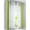 SIMPVALE 2 Pezzi Tende Trasparente - Tenda in Voile di Colore Stile Sfumato per Camera da letto Soggiorno Balcone, Verde con bianco, 140x265cm